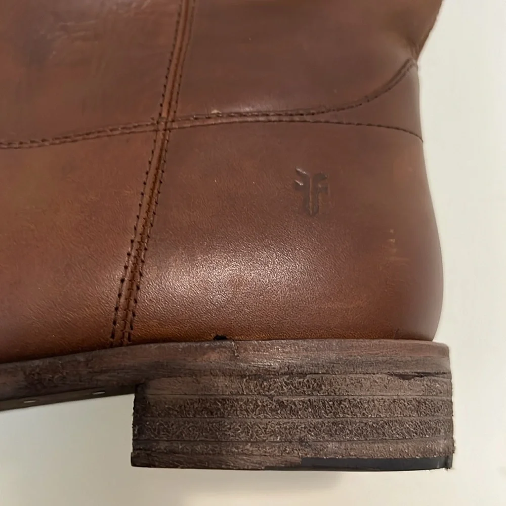 Frye Melissa Classic Women's Tall Leather Riding Boots - Brown size 10 NWOB